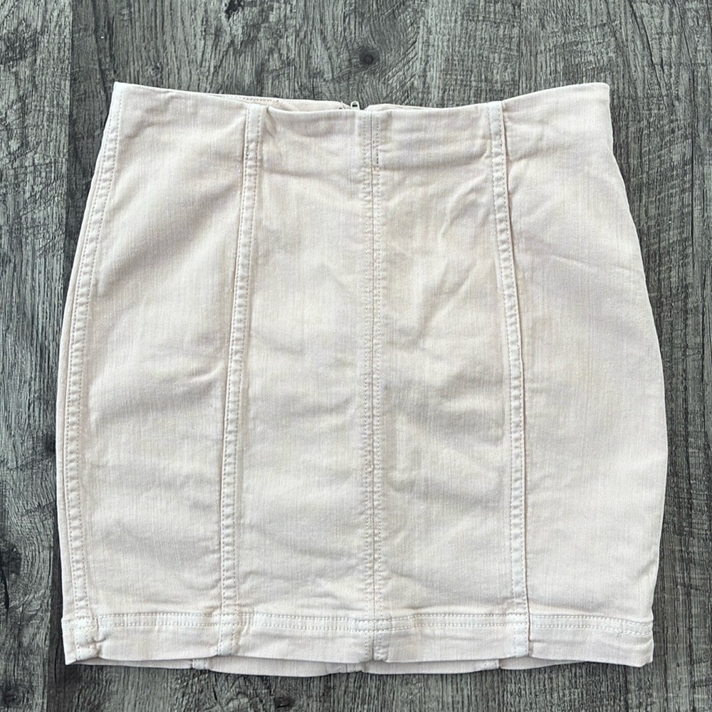 Free People Modern Femme Mini Skirt ✧ Pale Pink ✧ Size 0